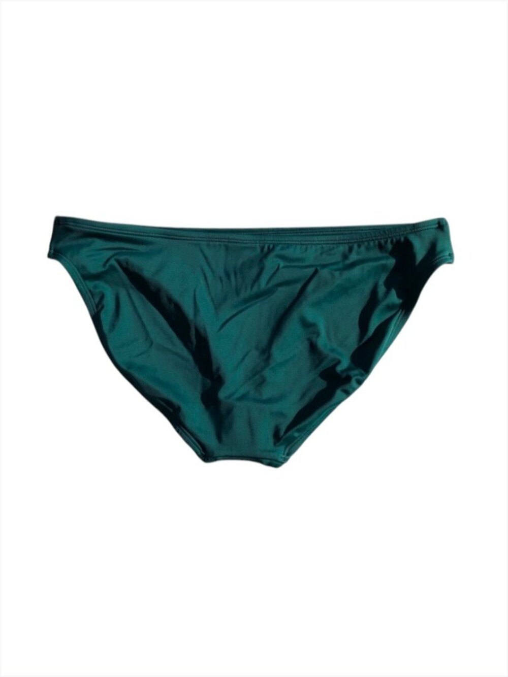 Women’s Emerald Green Bikini Bottoms - Low Rise Classic, M - Picture 2 of 4